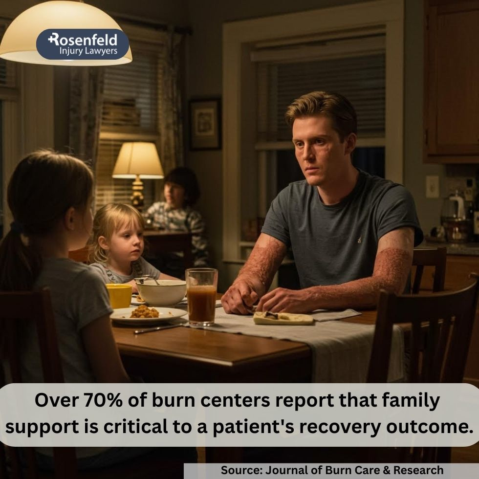 Victims with burn trauma speaking to a Chicago attorney