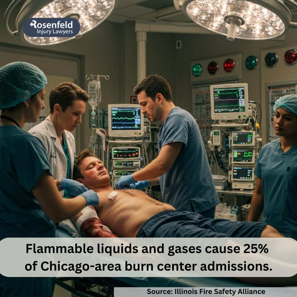 Attorney explaining common causes of burn injuries and legal responsibilities