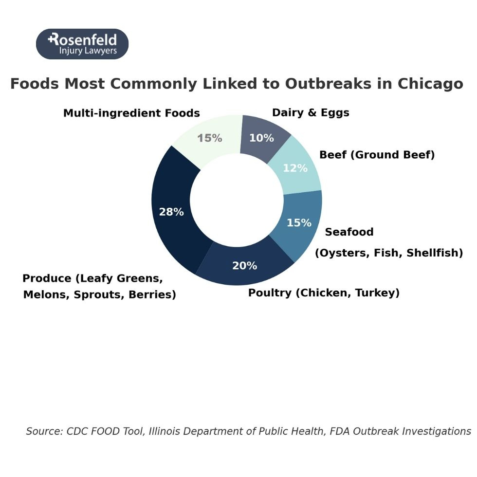 Food poisoning lawyer reviewing CDC reports related to disease control